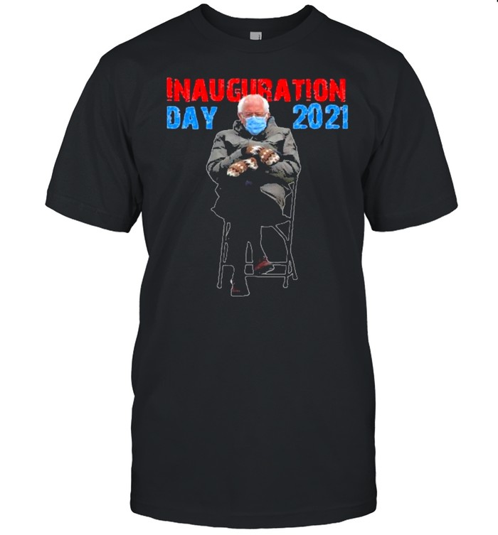 bernie sanders mittens sitting inauguration day 2021 shirt