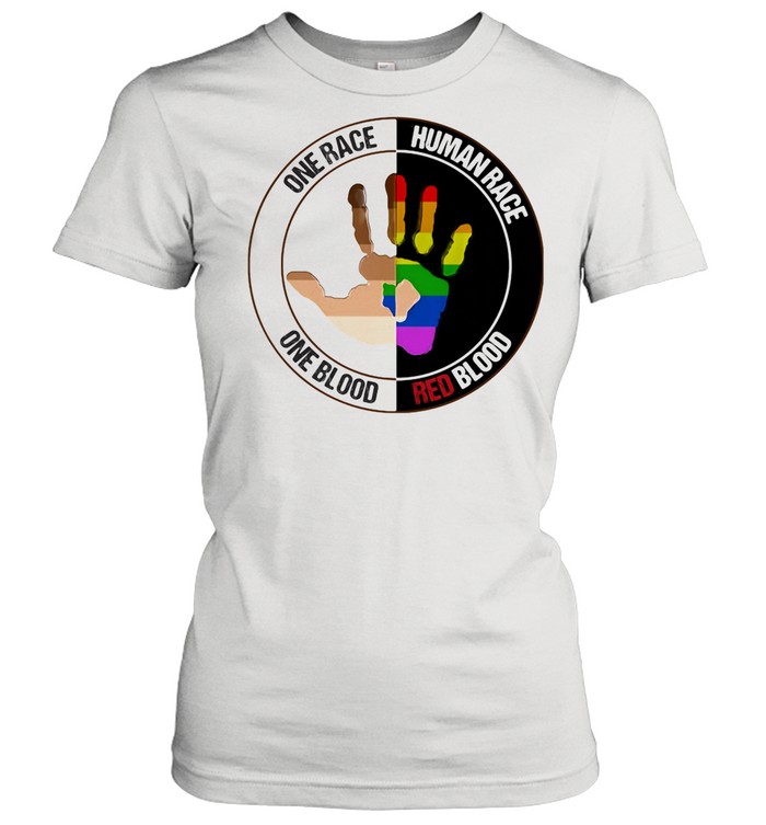 one race human shirt