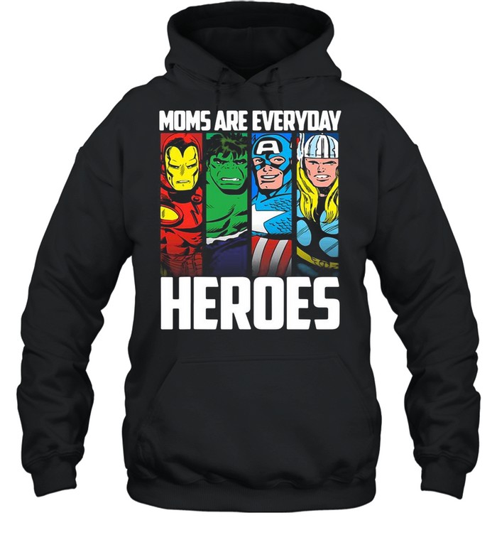 Marvel Mother’s Day Mom Are Everyday Heroes shirt Unisex Hoodie