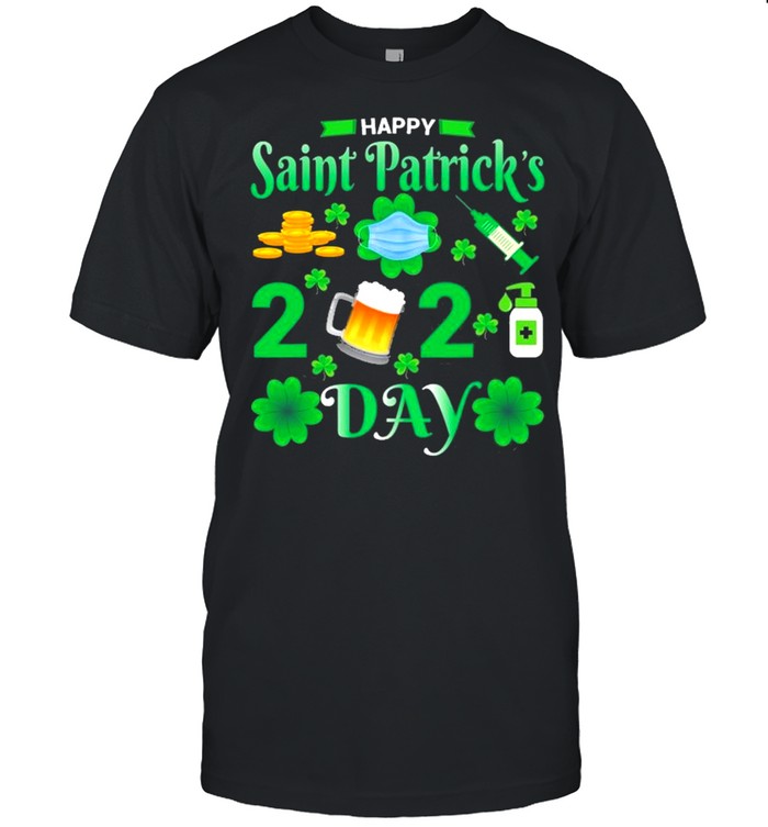 Happy Saint Patrick’s Day 2021 Irish Shamrock Face Mask New shirt