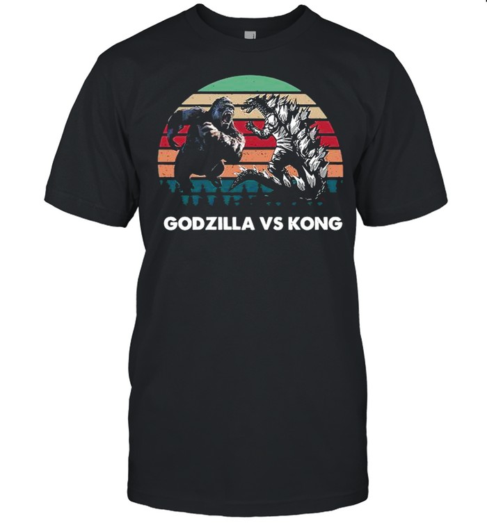 Godzilla Vs Kong Vintage Retro shirt