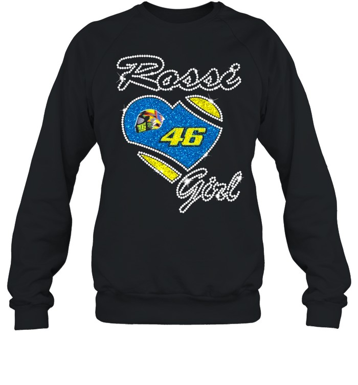 46 Valentino Rossi Girl Diamond Heart  Unisex Sweatshirt