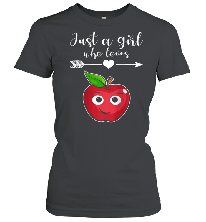 Fruit Applet Humor Girl Apple Lover Fruit Apple shirt Classic Women's T-shirt