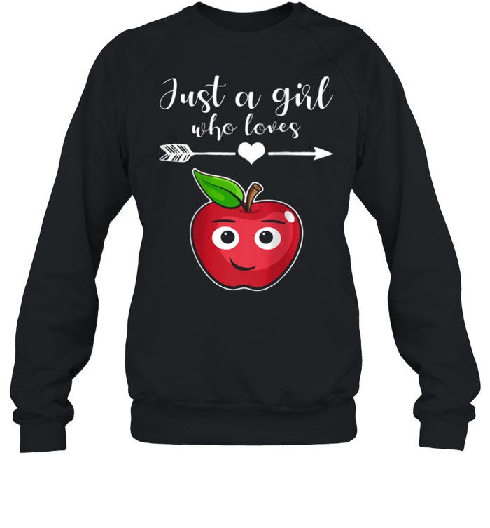 Fruit Applet Humor Girl Apple Lover Fruit Apple shirt Unisex Sweatshirt
