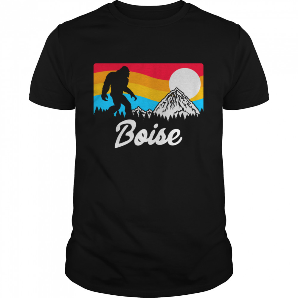 Boise Idaho Vintage Bigfoot Souvenir shirt