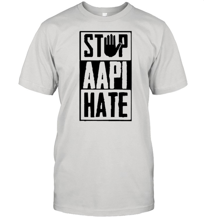 Stop Aapi Hate Stop Hand Sign Asian Shirt