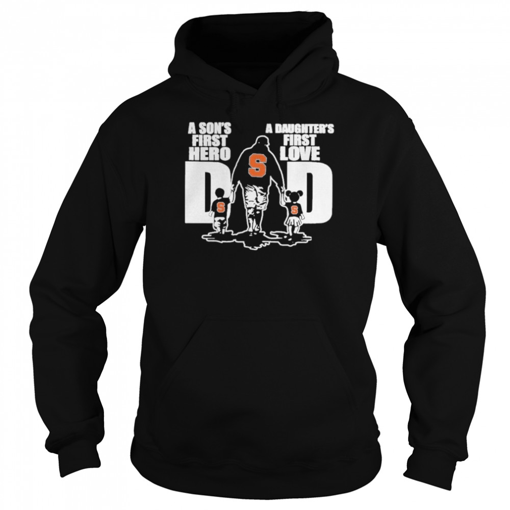 A son’s first hero a daughter’s first love dad shirt Unisex Hoodie