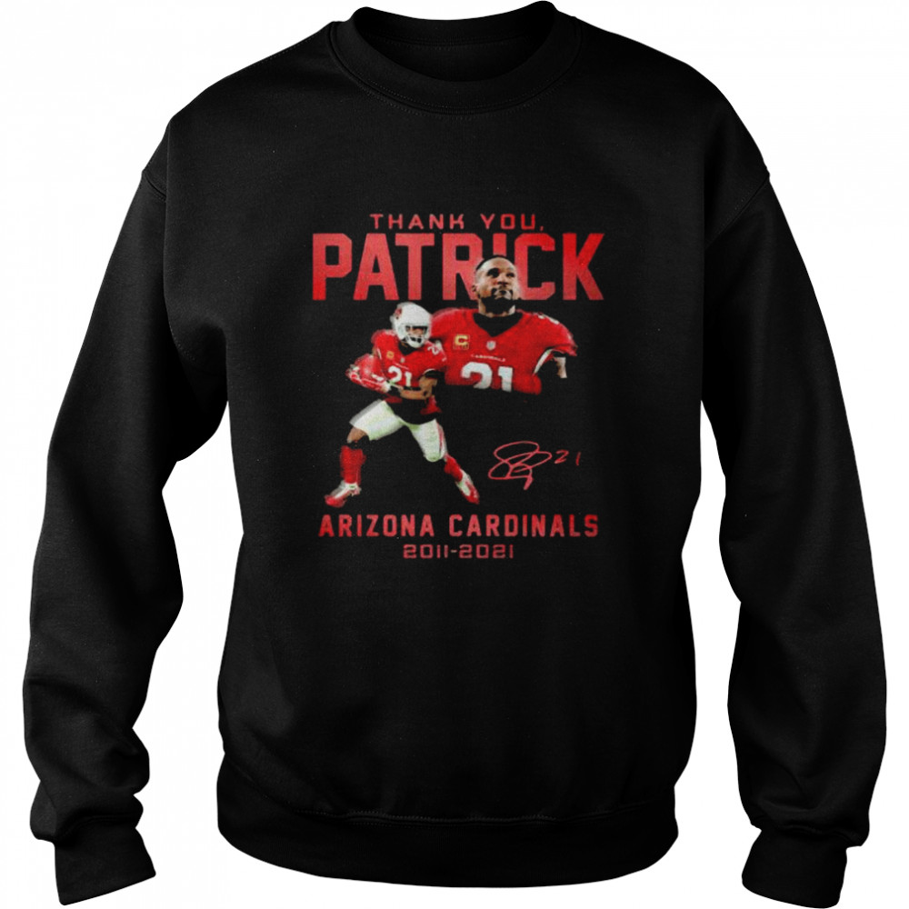 Thank You Patrick Arizona Cardinals 2011 2021 Signature  Unisex Sweatshirt
