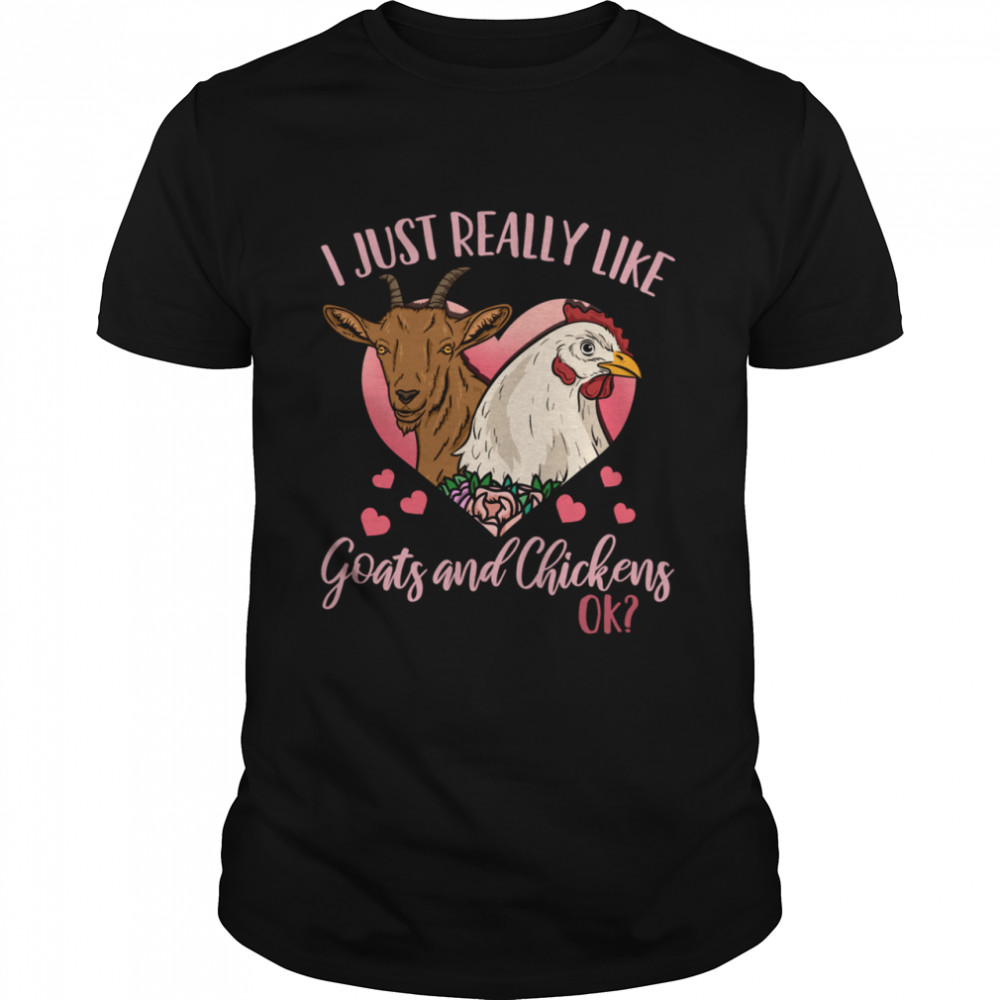 Goat Chicken Farmer Shirt
