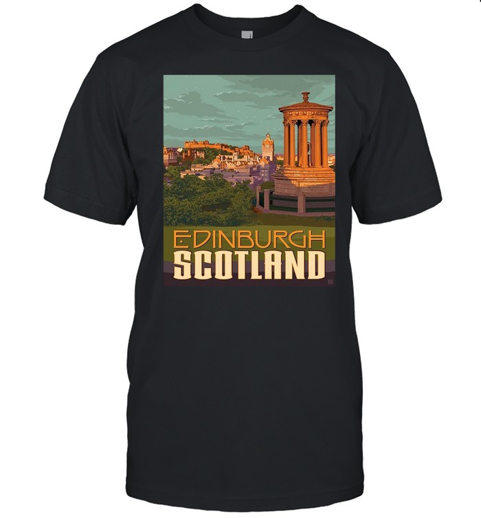 Edinburgh Travel Vintage Reprint T-shirt