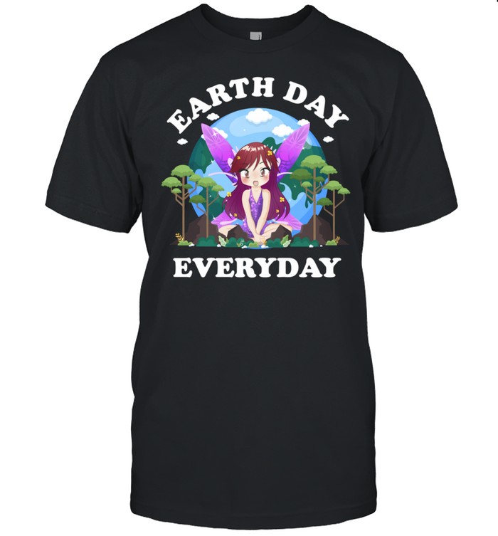 Earth Day Everyday Pixie Fairy Peace Love Planet and Animals Shirt