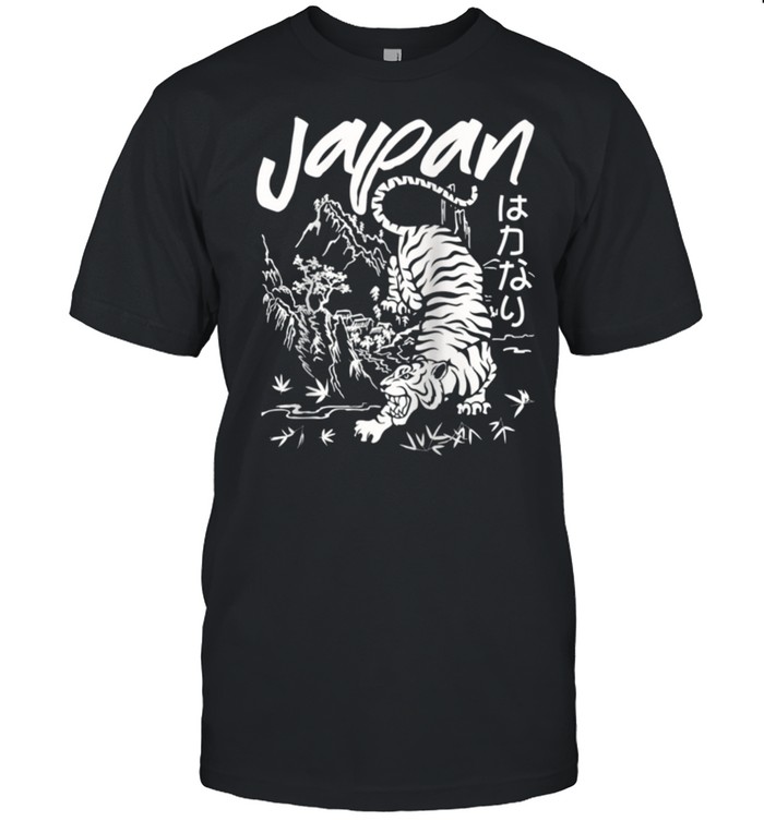 Japan Tiger distressed casual chic shirt
