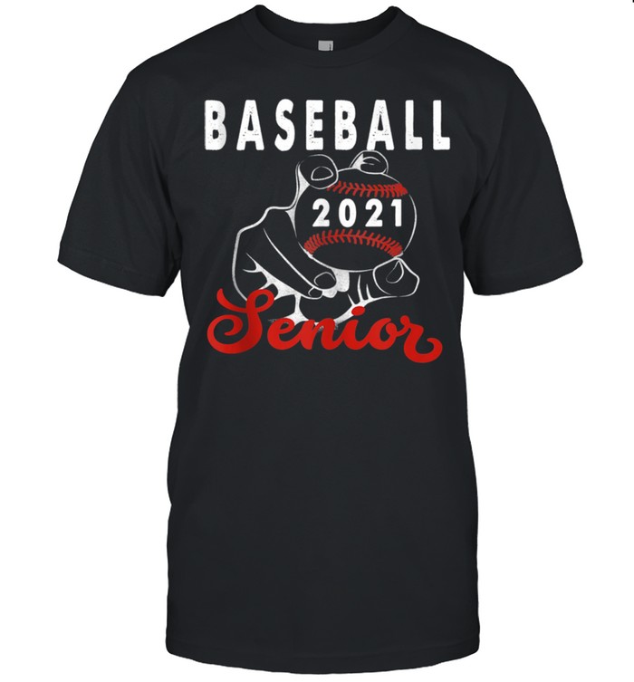 Baseball Senior 2021 Design For Ball Player Graduate shirt