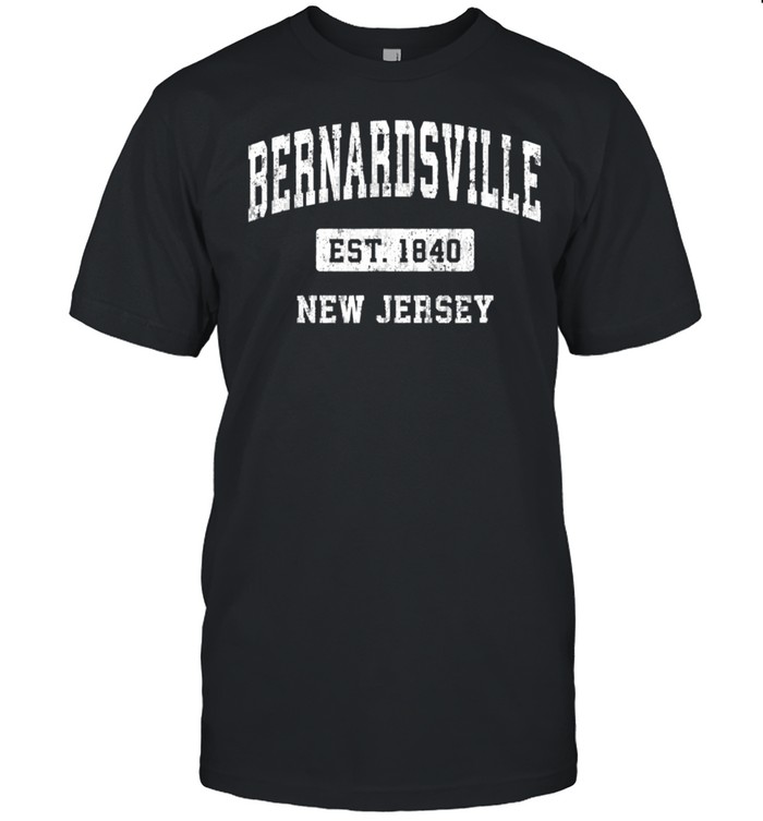 Bernardsville New Jersey NJ Vintage Sports Established Desig shirt