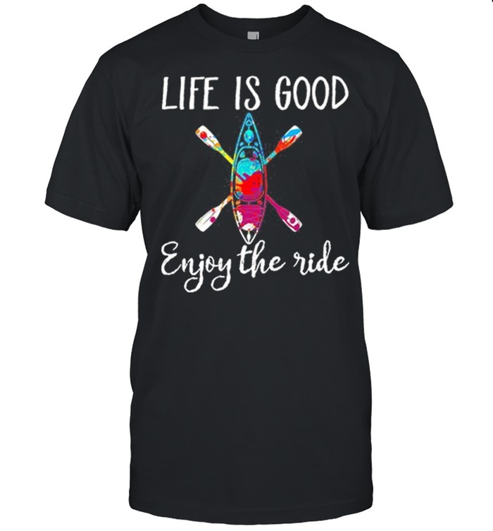 Life Is Good Enjoy The Ride Kayak shirt Classic Men's T-shirt
