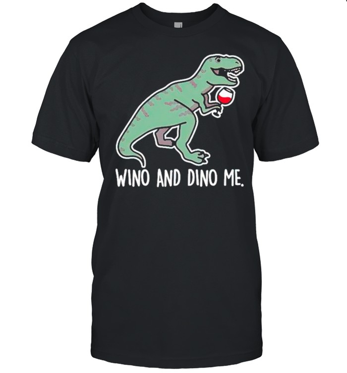 T Rex wino and dino me shirt Classic Men's T-shirt