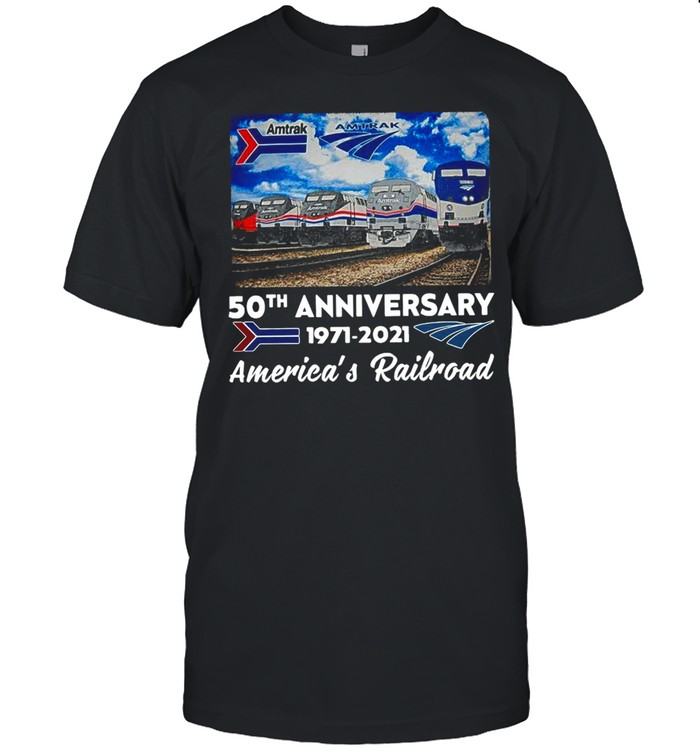 Amtrak 50th Anniversary 1971-2021 America’s Railroad  Classic Men's T-shirt