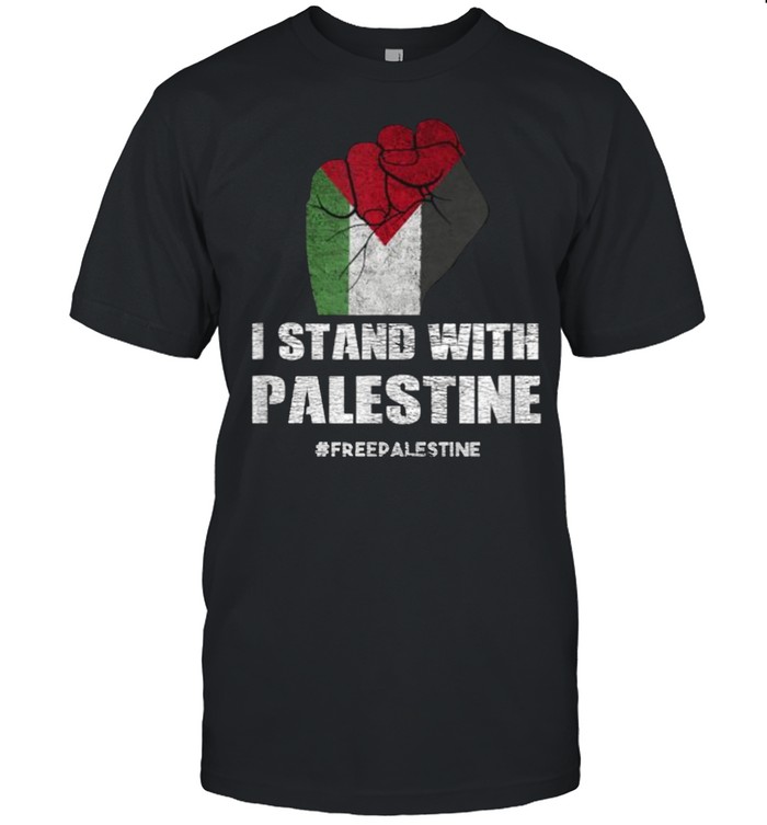 I Stand With Palestine For Their Freedom  Classic Men's T-shirt