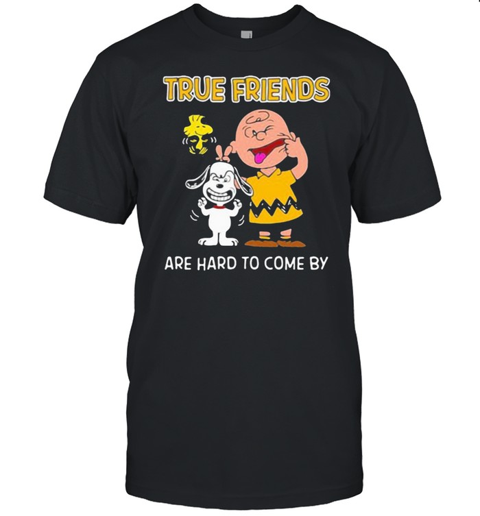 True friends are hard to come by peanuts shirt Classic Men's T-shirt