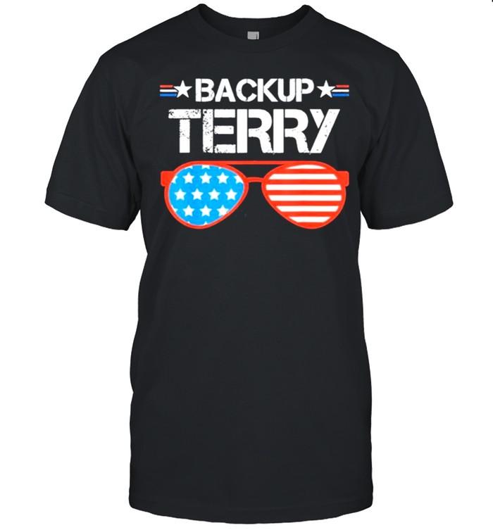 Terry american flag usa 4th of july sunglasses gift shirt Classic Men's T-shirt