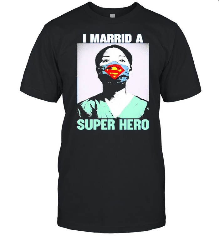 I Married A Superhero shirt Classic Men's T-shirt
