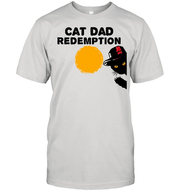Cat dad redemption catdad western parody mashup Langarmshirt shirt Classic Men's T-shirt