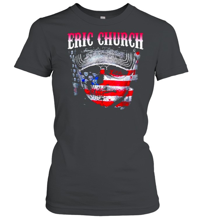 Erics Churchs music legend American flag shirt Classic Women's T-shirt