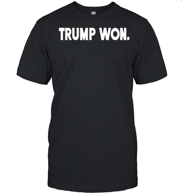Trump won shirt Classic Men's T-shirt