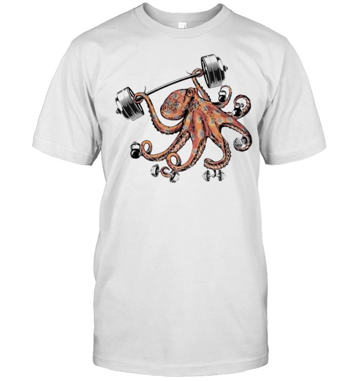 Octopus weight lifting shirt Classic Men's T-shirt