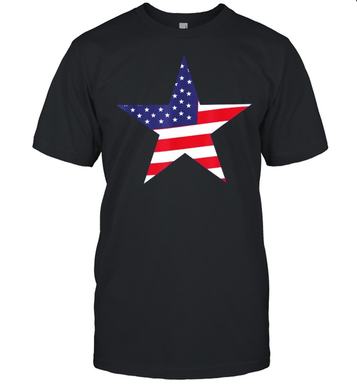 Star Shaped Flag T- Classic Men's T-shirt