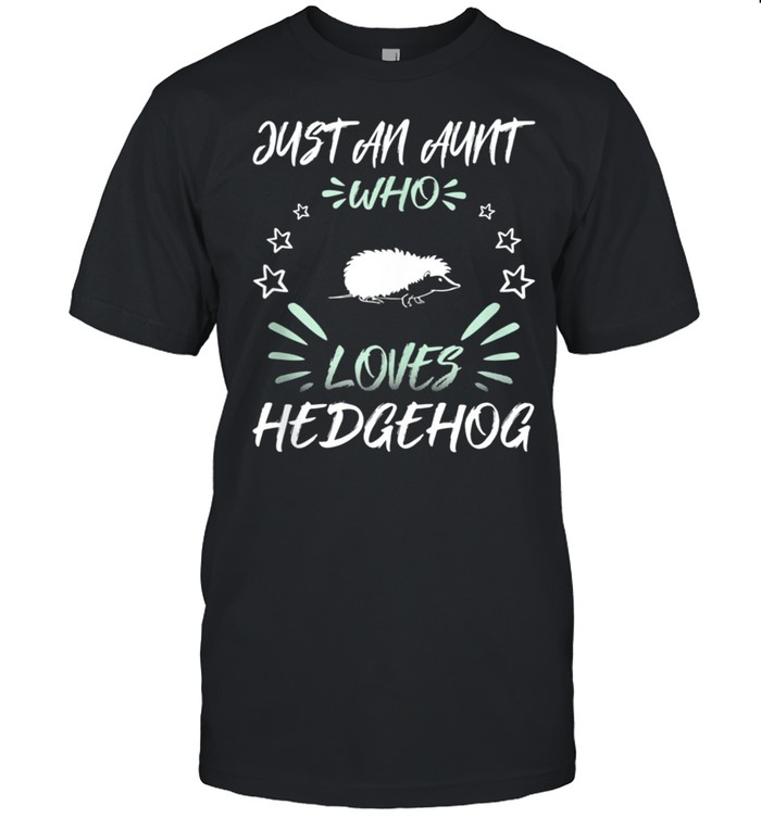 Just An Aunt Who Loves Hedgehog shirt Classic Men's T-shirt