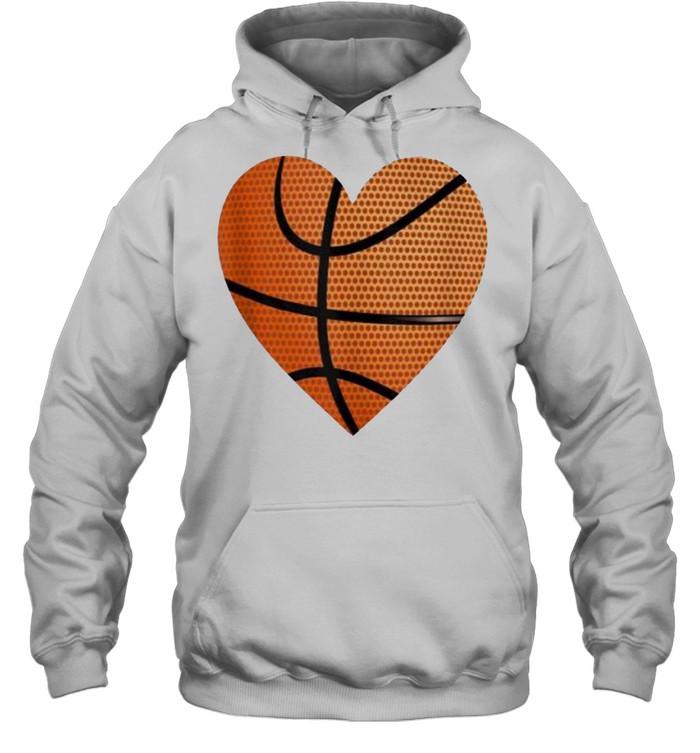 Basketball Heart  Unisex Hoodie