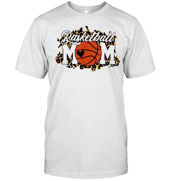 Basketball Mom Game Day Lepoard  Classic Men's T-shirt