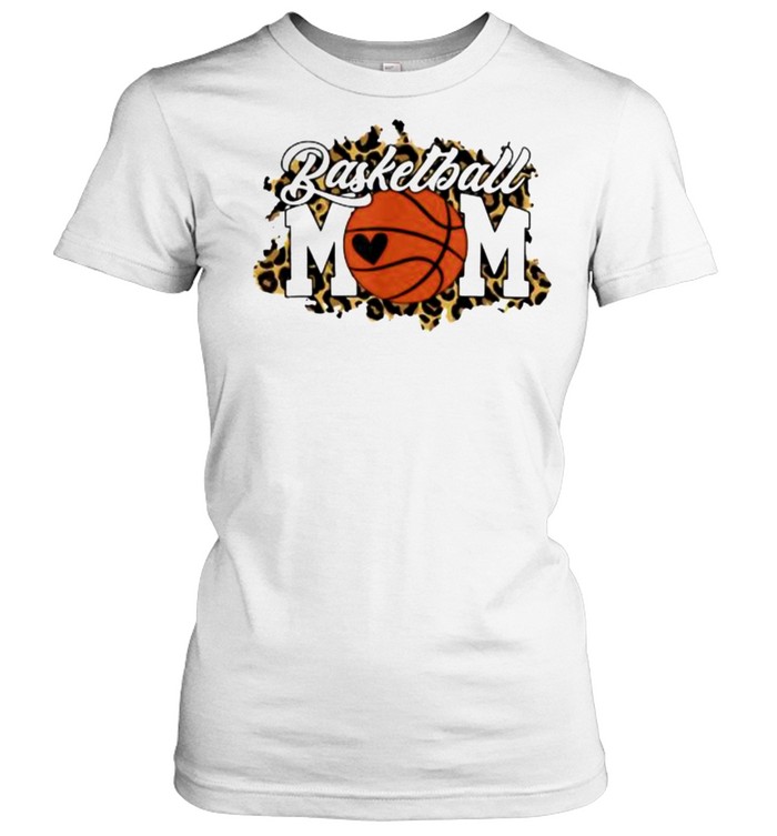 Basketball Mom Game Day Lepoard  Classic Women's T-shirt