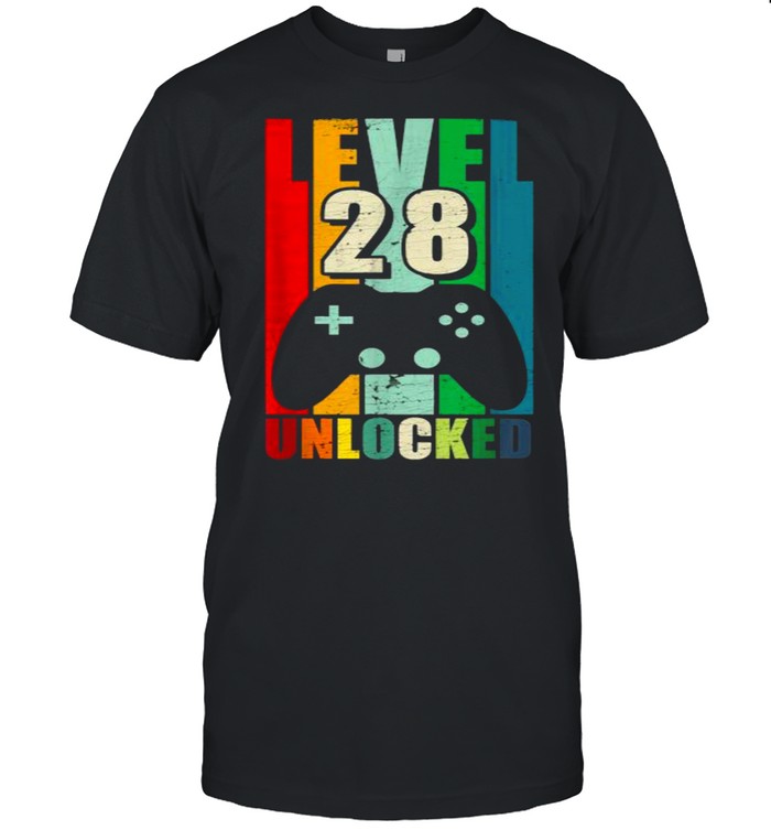 Level 28 unclocked video game vintage shirt Classic Men's T-shirt