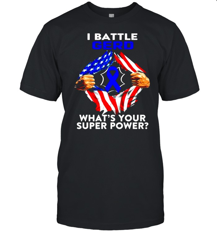 I battle gerd whats your superpower shirt Classic Men's T-shirt
