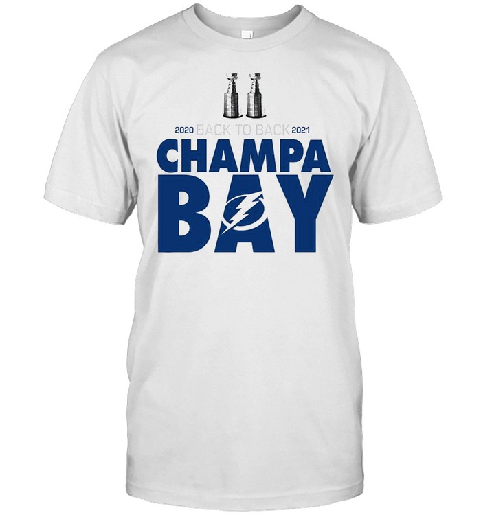 Tampa Bay Lightning 2020 back to back 2021 Champa Bay Stanley Cup 2020 2021 shirt Classic Men's T-shirt