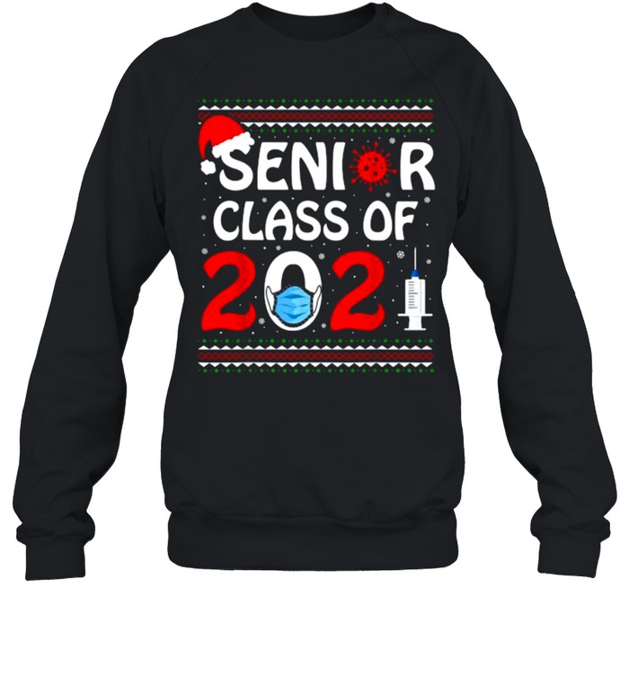 Senior Class Of 2021 Christmas Holiday Graduation Countdown  Unisex Sweatshirt