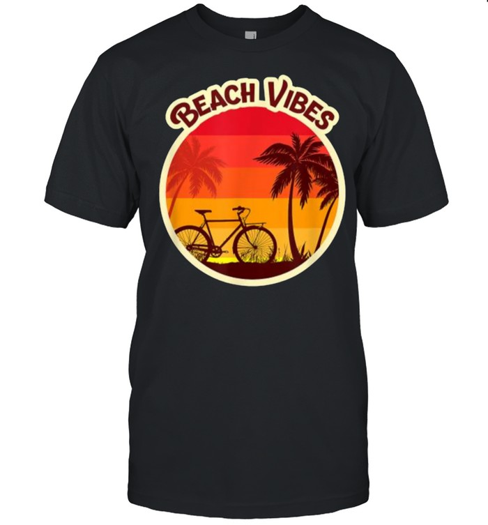 Beach vibes retro sunrise T- Classic Men's T-shirt
