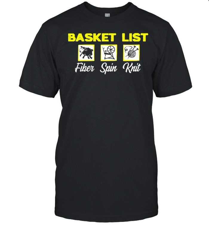 Basket List Fiber Spin Knit shirt
