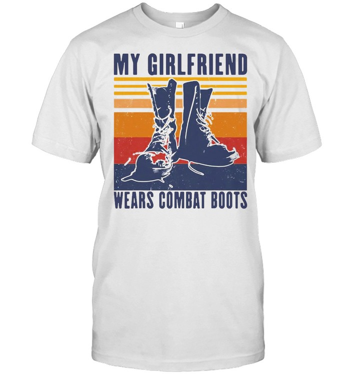 My Girlfriend Wears Combat Boots Vintage T-shirt Classic Men's T-shirt