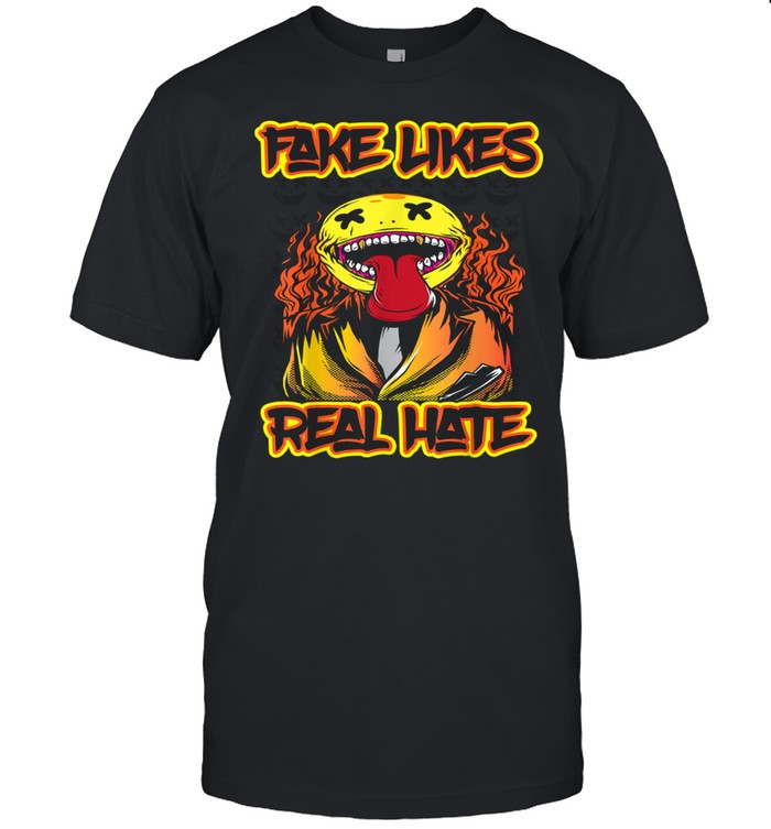 Fake Likes Real Hate shirt Classic Men's T-shirt