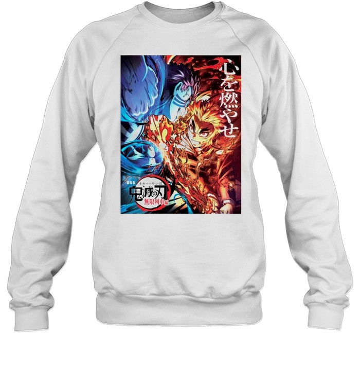Demon Slayer Kyojuro Rengoku Vs Akaza shirt Unisex Sweatshirt