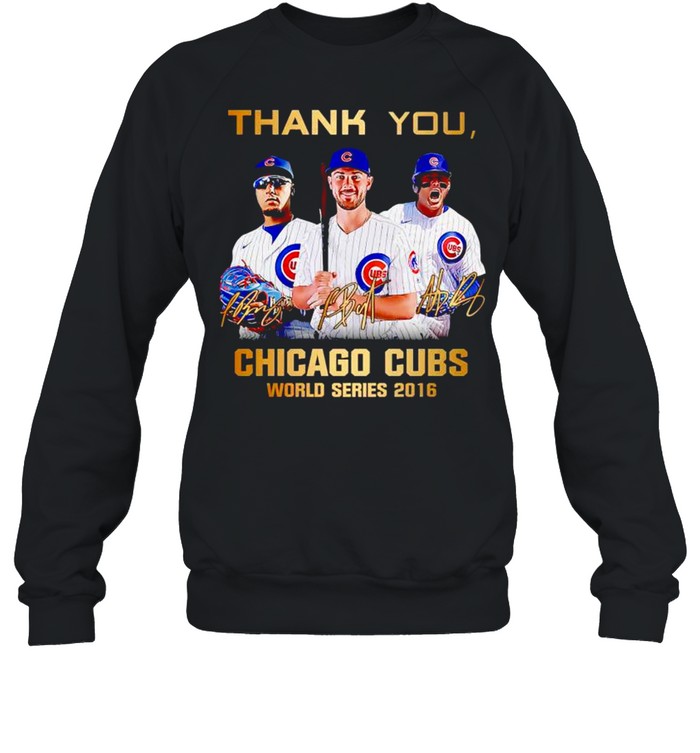 Thank You Chicago Cubs World Series 2016 Signatures Shirt, hoodie, sweater,  long sleeve and tank top