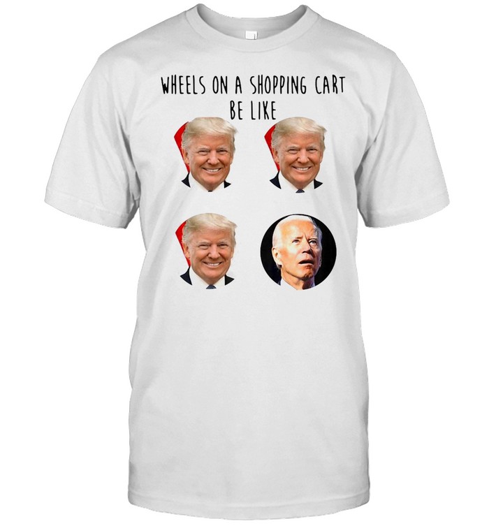 Shopping Cart Trump Biden Election Meme Voter 2024 Ver2 T-shirt Classic Men's T-shirt