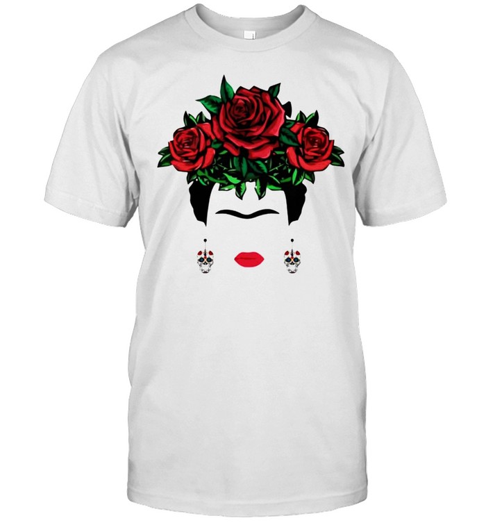 crowd tube Circular Frida Kahlo Rose shirt - Trend T Shirt Store Online