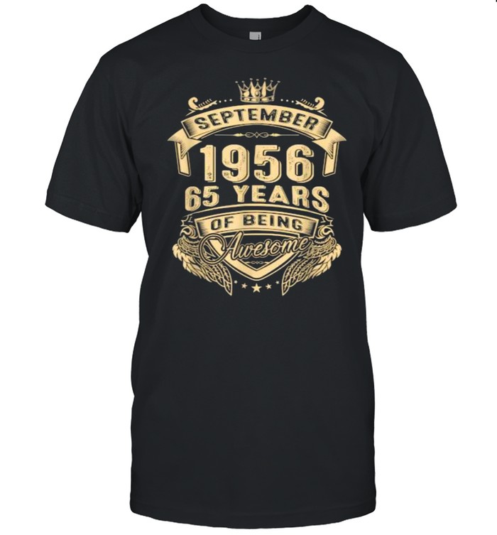 September 1956 65 Years Of Being Awesome Limited Edition T- Classic Men's T-shirt