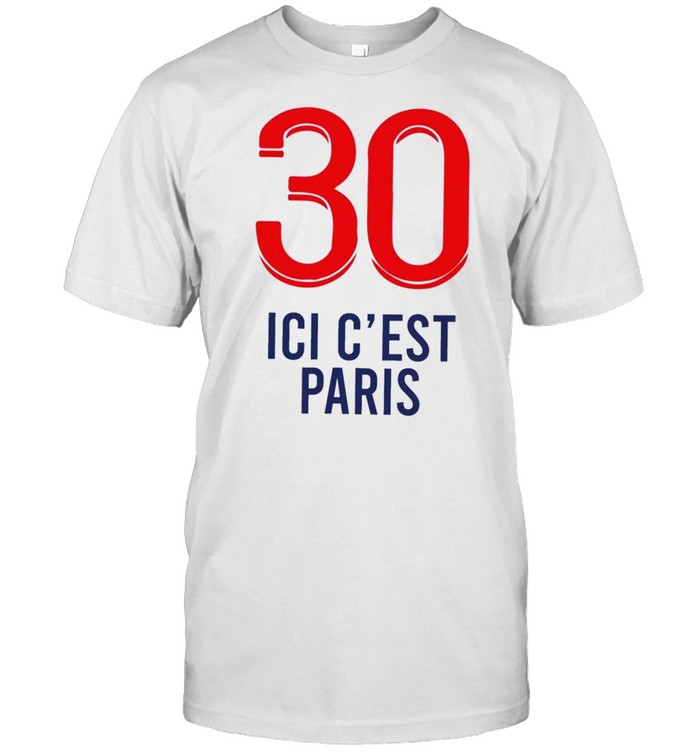 30 Lionel Messi Ici C’est Paris shirt Classic Men's T-shirt