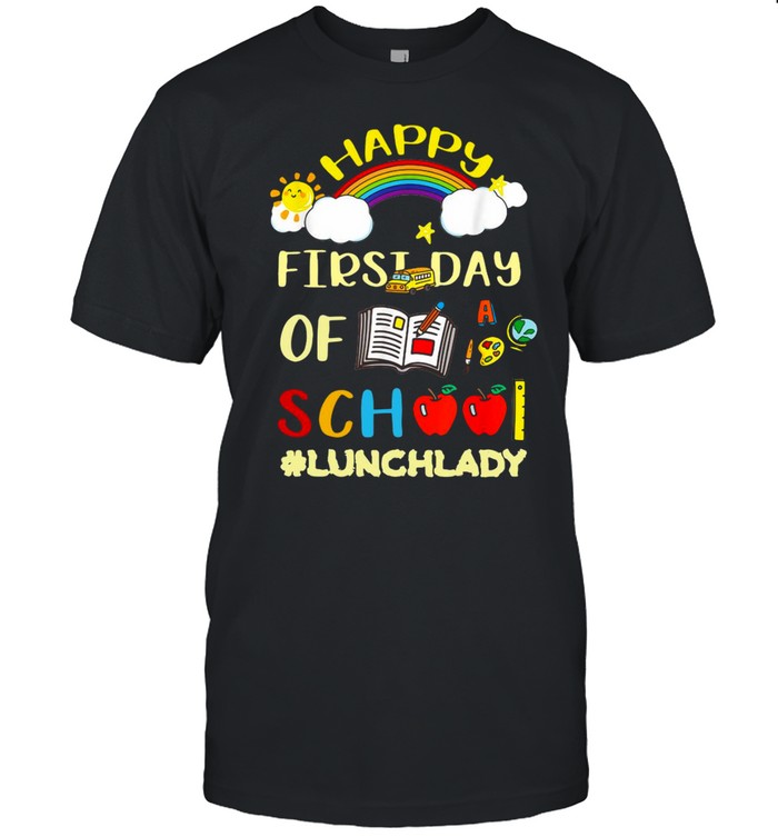 Happy First Day Of School Lunch Lady Girls T-shirt Classic Men's T-shirt