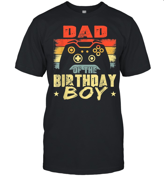 Dad Of The Birthday Boys & Matching Party shirt Classic Men's T-shirt
